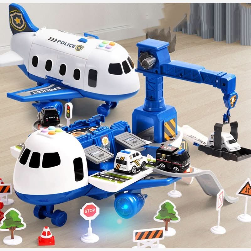 Vexon Adventure Airplane Play Set with Vehicles