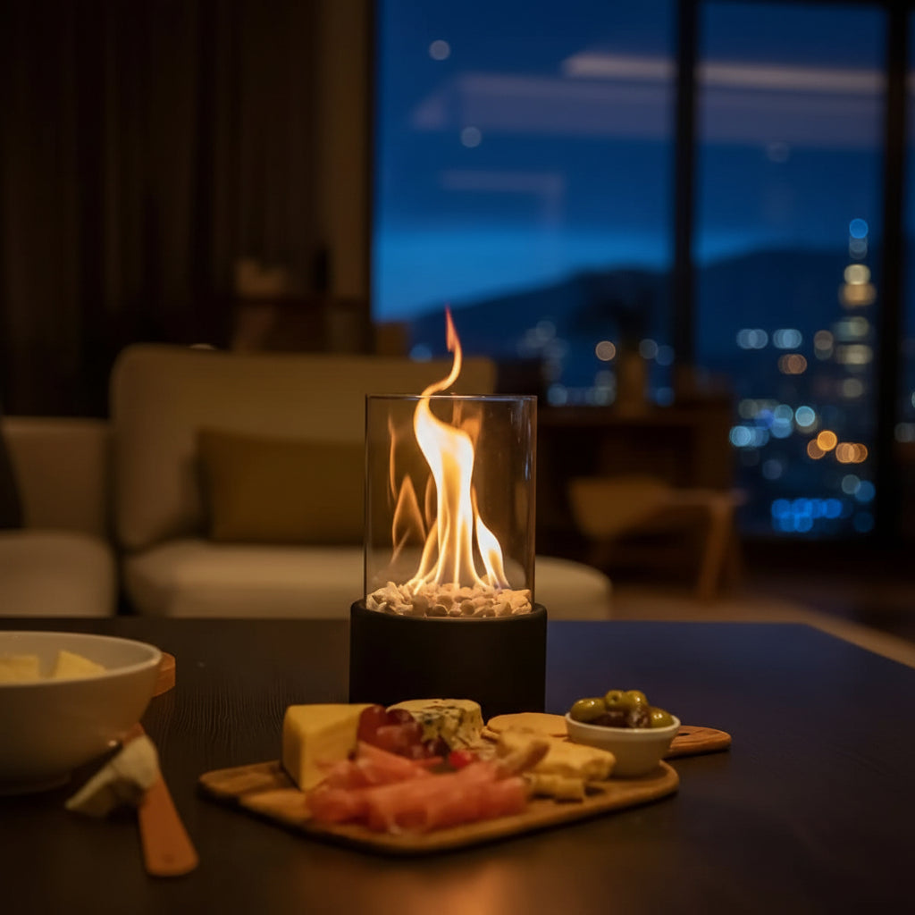 Vexon Smokeless Tabletop Fireplace for Indoor & Outdoor