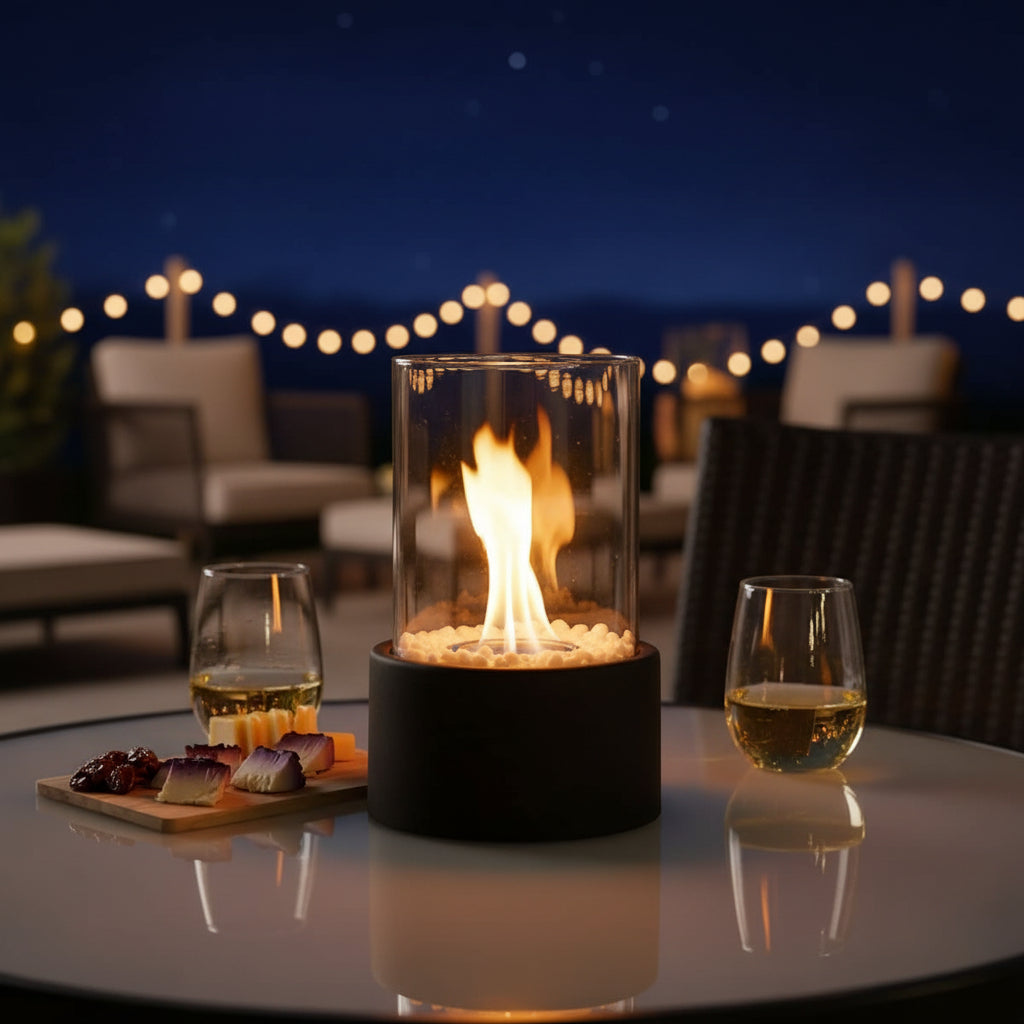 Vexon Smokeless Tabletop Fireplace for Indoor & Outdoor