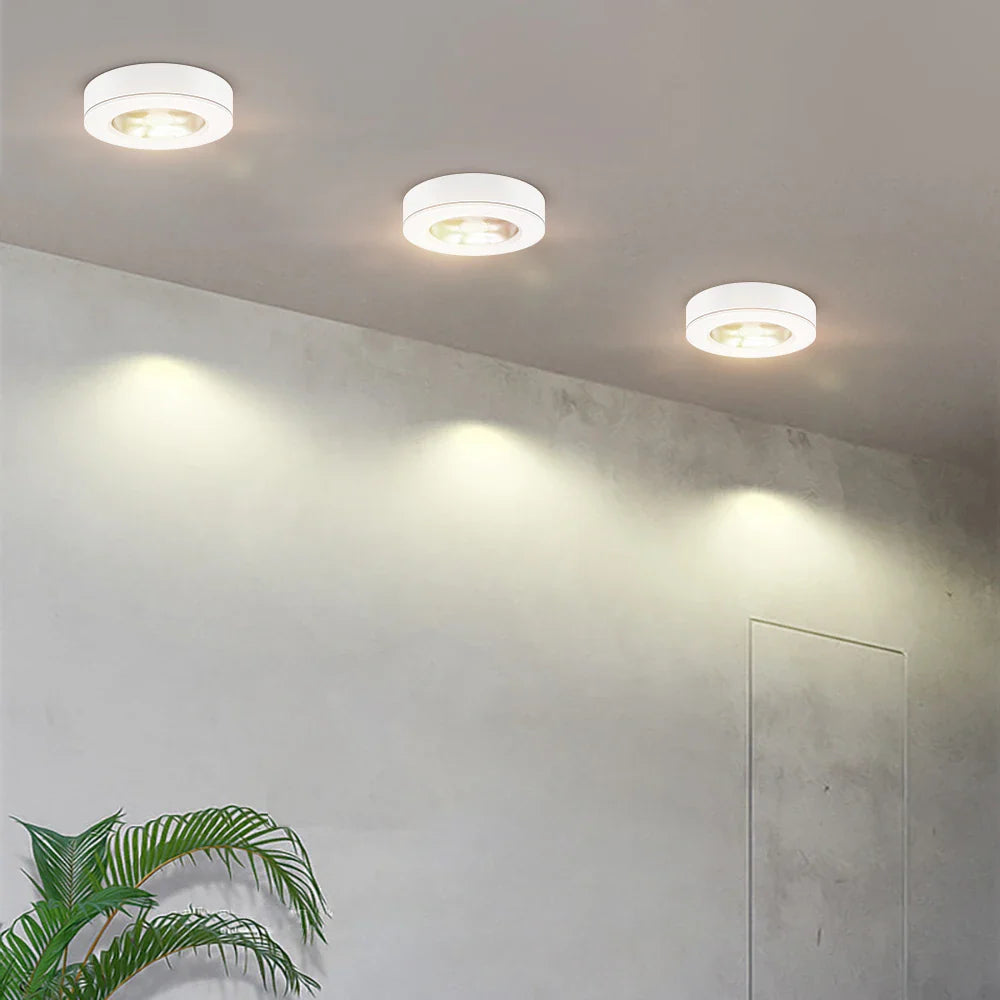 Ceiling LED Spotlight Aluminum Low Profile 7.5cm Cool Natural Warm White VexonGear
