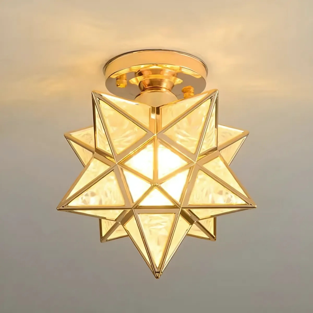 LED Ceiling Light Star Shaped Tri Color E27 for Hallways and Entryways VexonGear