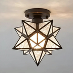 LED Ceiling Light Star Shaped Tri Color E27 for Hallways and Entryways VexonGear
