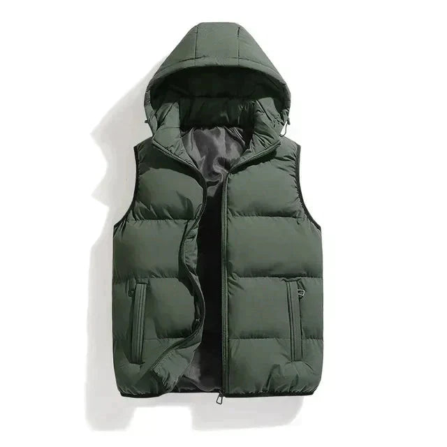 Winter Puffer Vest | Hooded Quilted Design VexonGear
