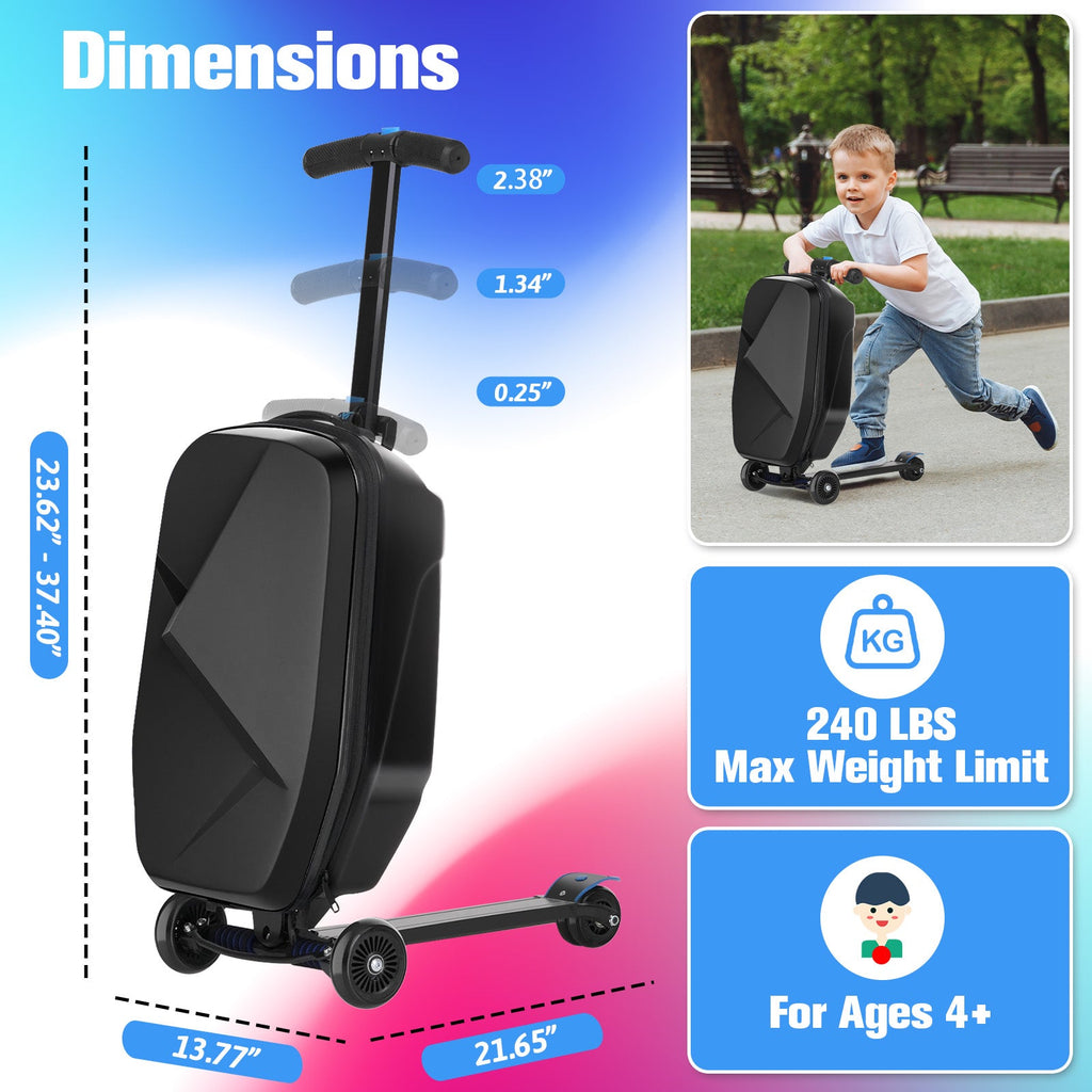 Vexon Foldable Hardshell Scooter Suitcase