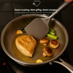 Titanium Frying Pan | Hammered Non-Stick PFAS-Free Induction VexonGear