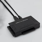 Hard Drive Adapter SATA IDE to USB 3.0 Converter Dual Interface with External Power Supply
