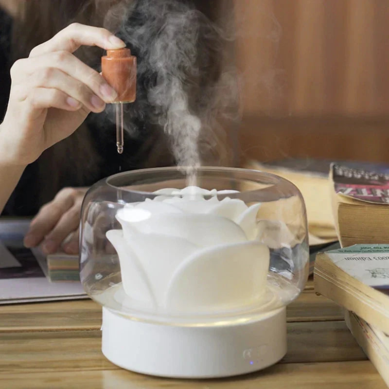 Ultrasonic Aroma Diffuser LED Light Essential Oil Humidifier