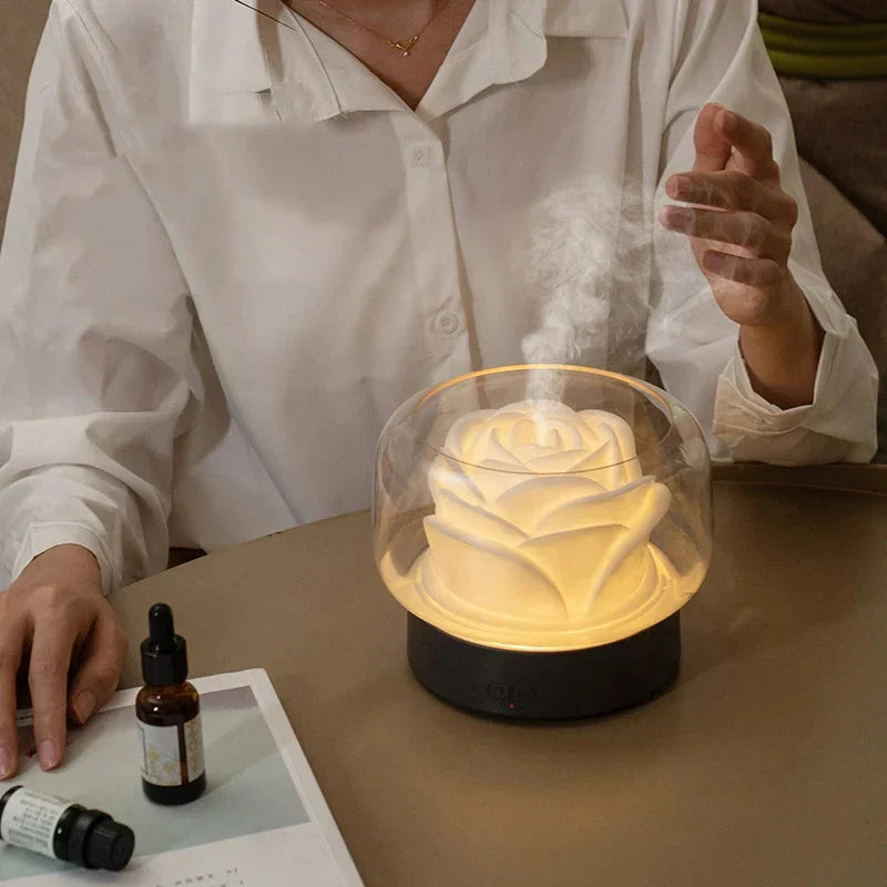 Ultrasonic Aroma Diffuser LED Light Essential Oil Humidifier