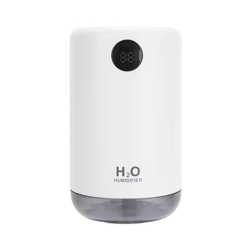 Ultrasonic Humidifier, 500ml Capacity, Rechargeable Battery, LED Night Light
