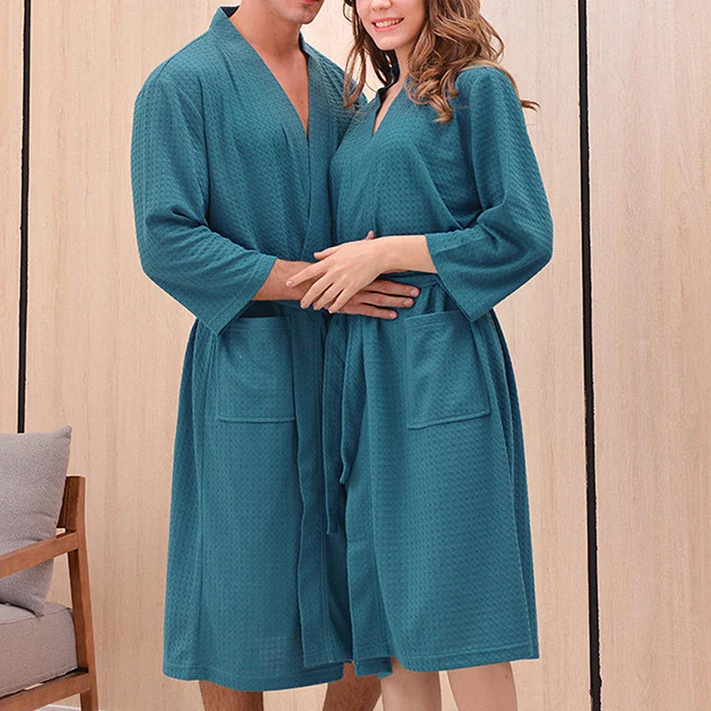 Bathrobe, Unisex Design, V-Neck Style, Front Pockets VexonGear