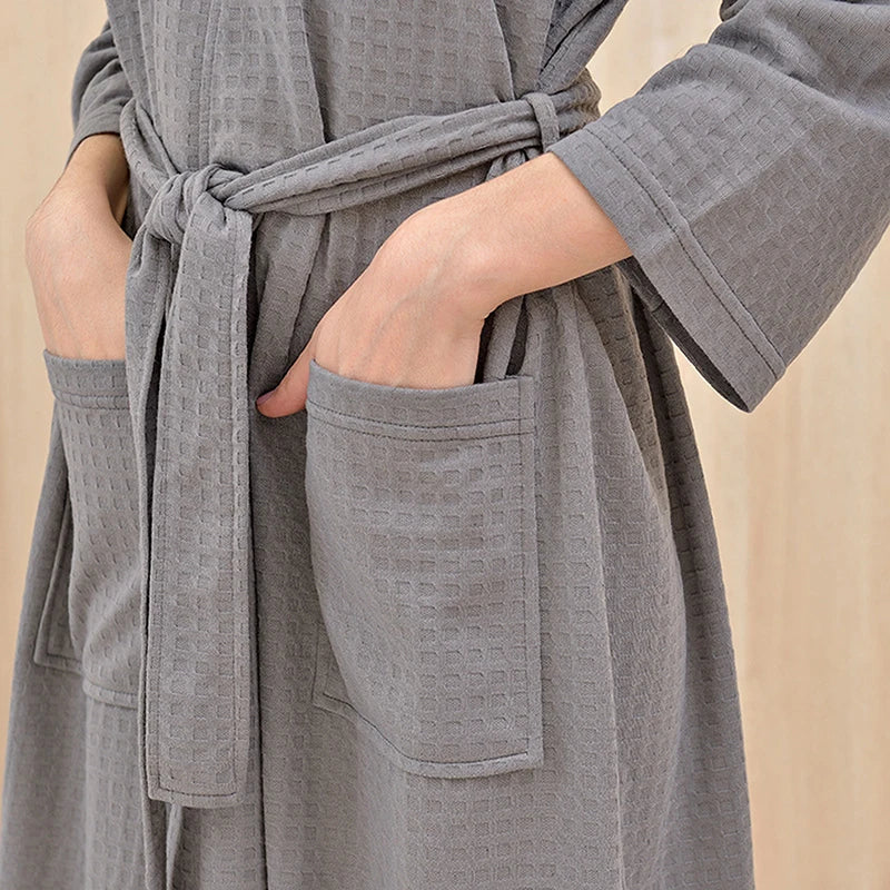 Bathrobe, Unisex Design, V-Neck Style, Front Pockets VexonGear