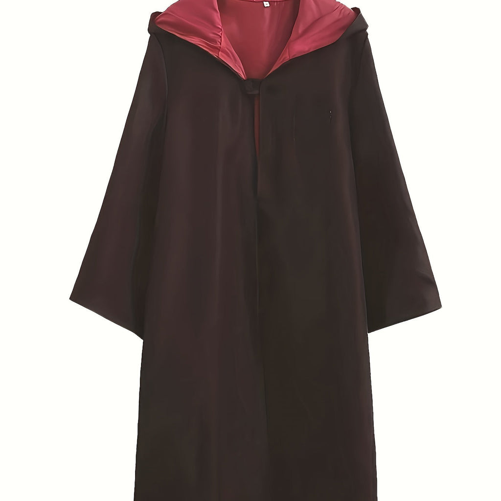 Hooded Halloween Robe | Reversible Brown and Red Design VexonGear