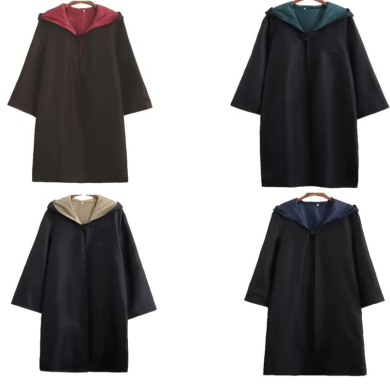 Hooded Halloween Robe | Reversible Brown and Red Design VexonGear