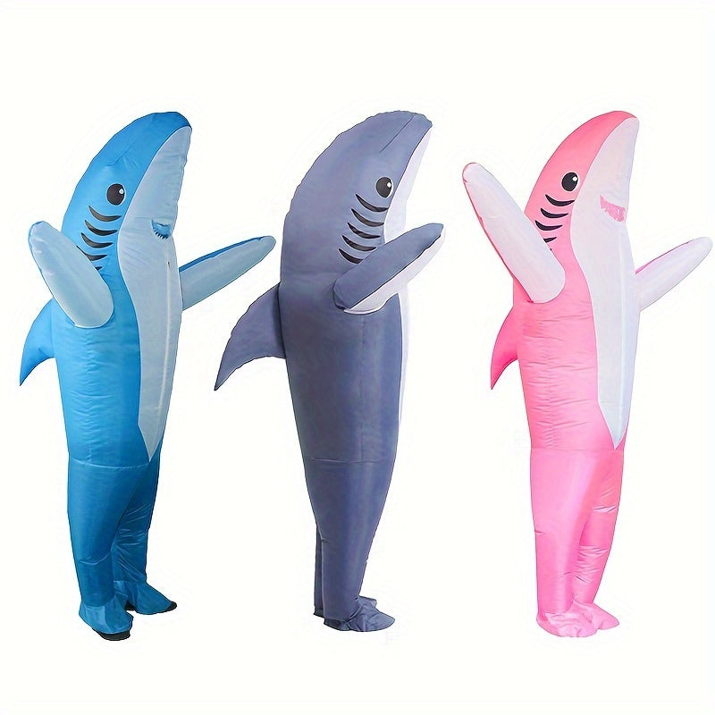 Inflatable Shark Costume | Adult Unisex Full Body Suit VexonGear