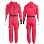 Unisex Halloween Jumpsuit | Hooded Front-Zip Costume with Accessories VexonGear