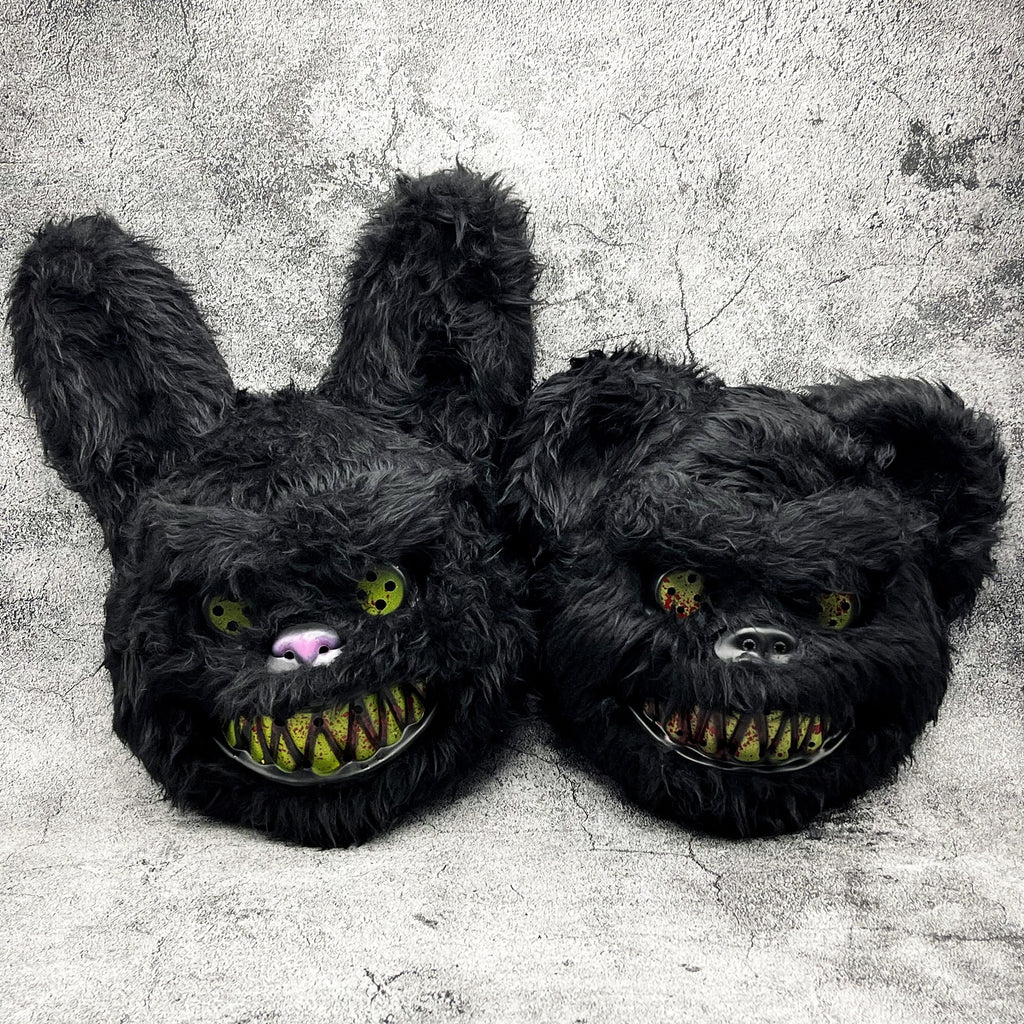 Halloween Furry Mask | Black Monster Character Design VexonGear
