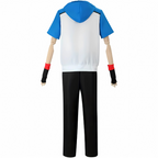 Anime Trainer Costume Set | Blue White Short Sleeve Collection VexonGear