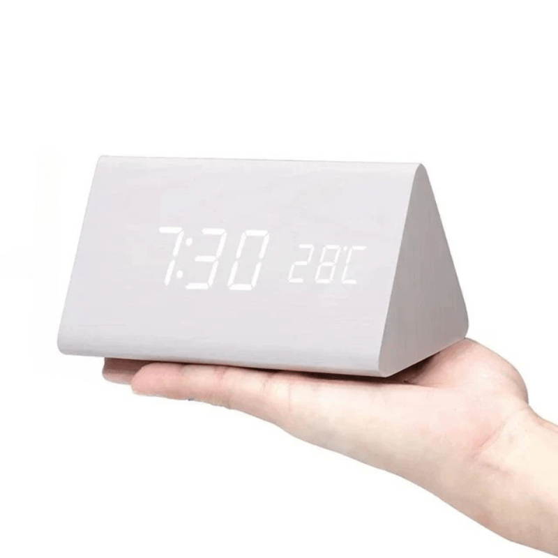 Vexon LED Wooden Clock with Voice Control VexonGear