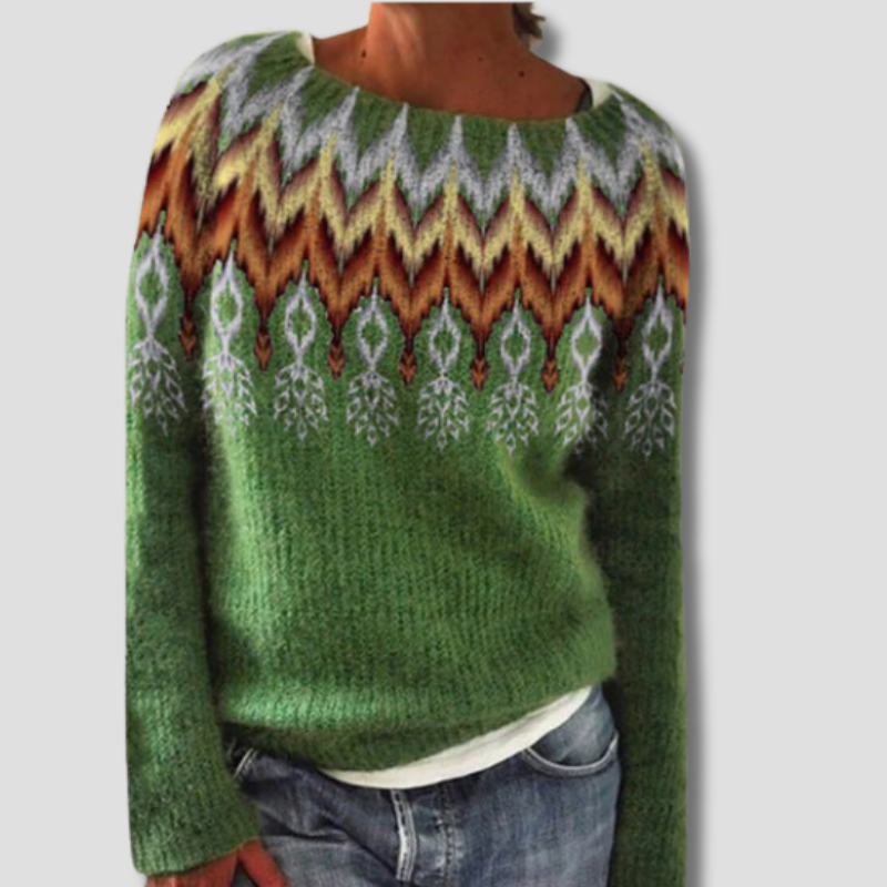 Nordic Winter Sweater | Icelandic Fair Isle Pattern VexonGear