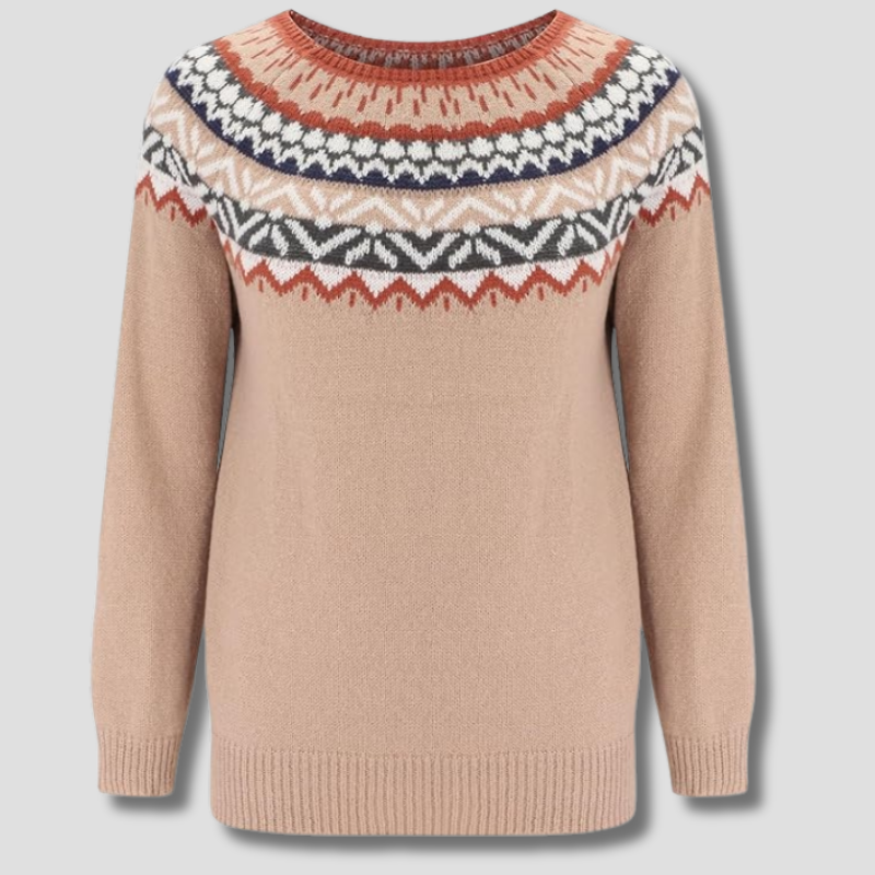 Nordic Winter Sweater | Fair Isle Yoke Pattern VexonGear