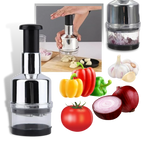 Stainless Steel Vegetable Chopper | Manual Press Design VexonGear