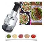 Stainless Steel Vegetable Chopper | Manual Press Design VexonGear