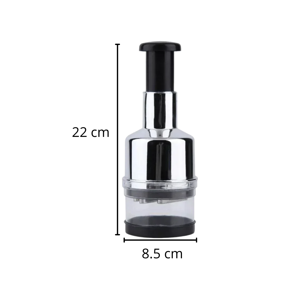 Stainless Steel Vegetable Chopper | Manual Press Design VexonGear
