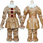Vintage Halloween Clown Costume | Victorian Style Ruffled Design VexonGear