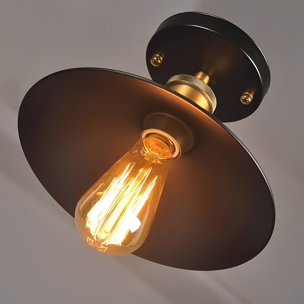 Pendant Light Iron Bronze Finish E27 Industrial Design VexonGear