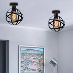 Flush Mount Ceiling Light Round Hardwired E27 Indoor Lighting Fixture VexonGear