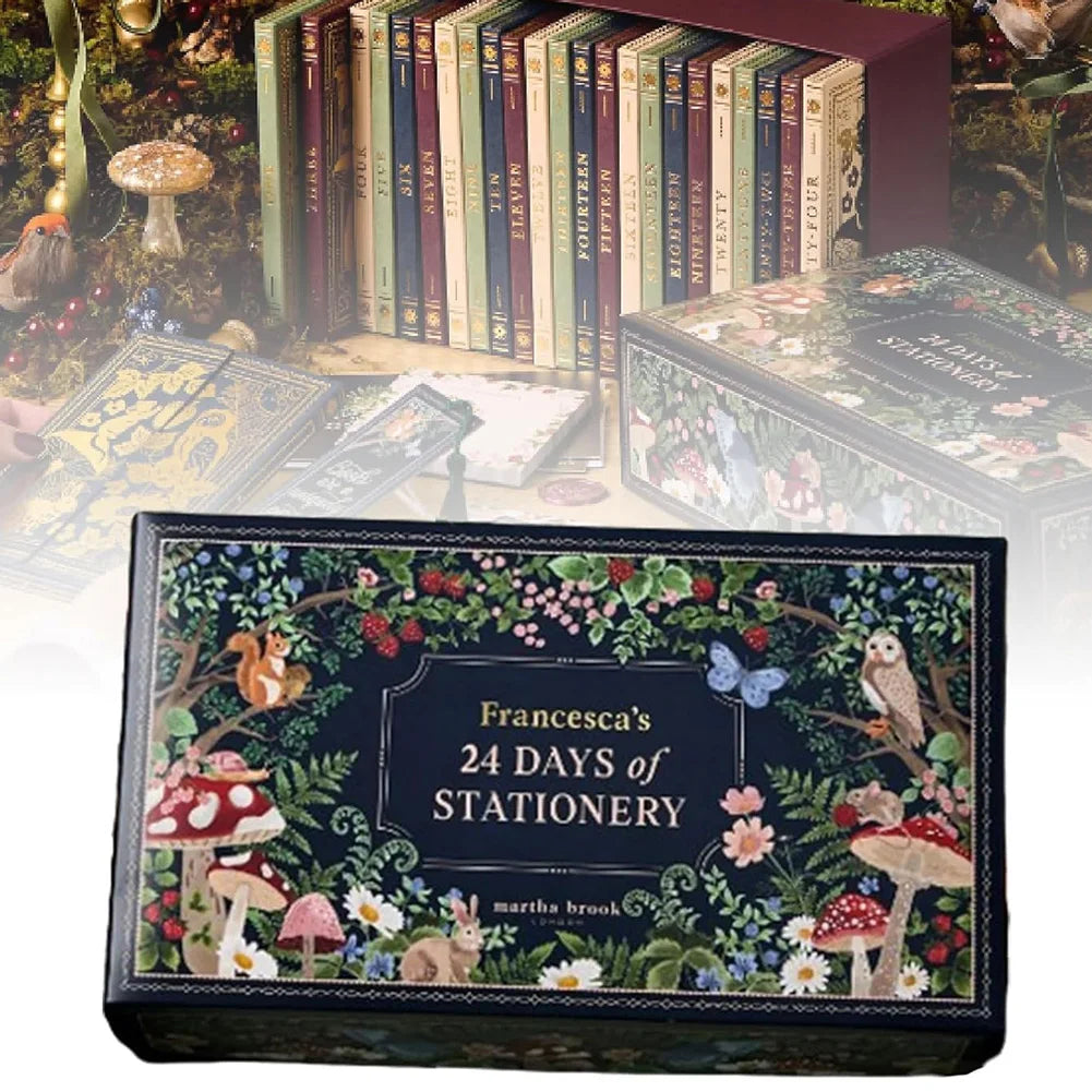 Christmas Advent Calendar | 24 Stationery Surprises Winter Theme VexonGear