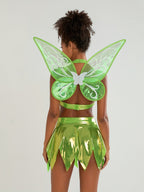 Women’s Two-Piece Fairy Halloween Costume Set | Halter Mini Outfit VexonGear