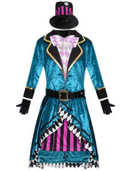 Women’s Halloween Dress – Fantasy Mad Hatter Mini Costume Look VexonGear