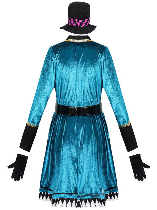 Women’s Halloween Dress – Fantasy Mad Hatter Mini Costume Look VexonGear