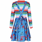 Women’s Scary Halloween Costume Dress | Long Sleeve Mini Outfit VexonGear