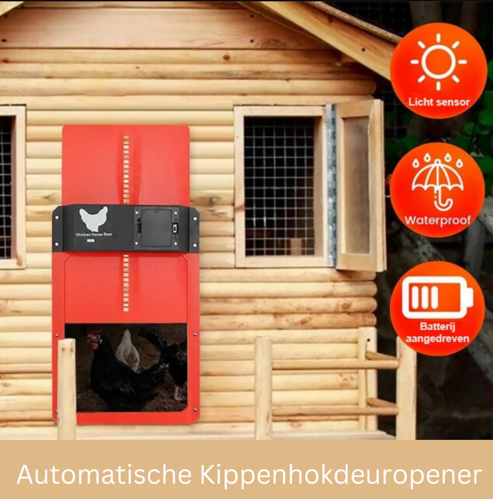 Vexon Automatic Chicken Coop Door with Solar & Battery Options