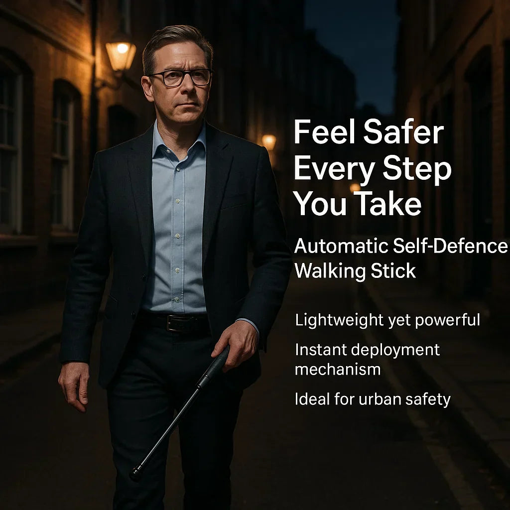 Automatic Self-Defense Walking Stick for Urban Safety