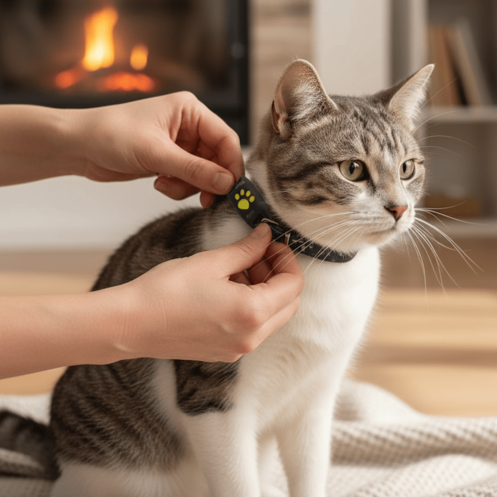 Vexon Cat GPS Tracker with Real-Time Tracking, No Subscription