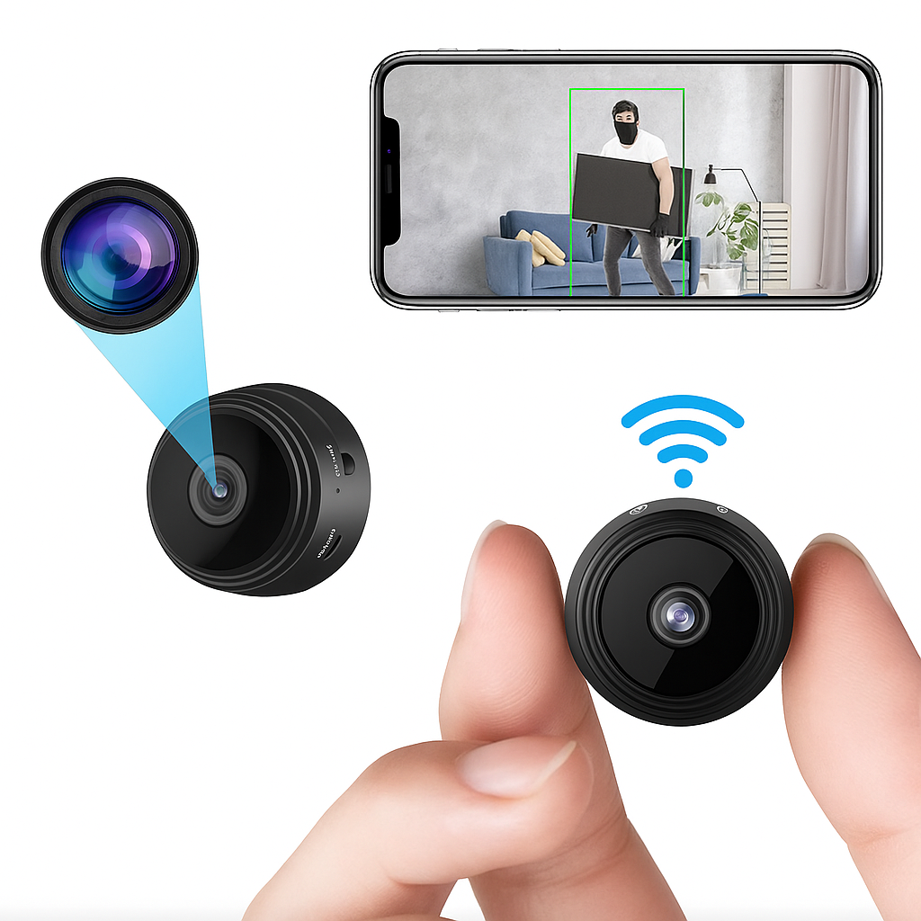 WiFi Mini Security Camera with Night Vision