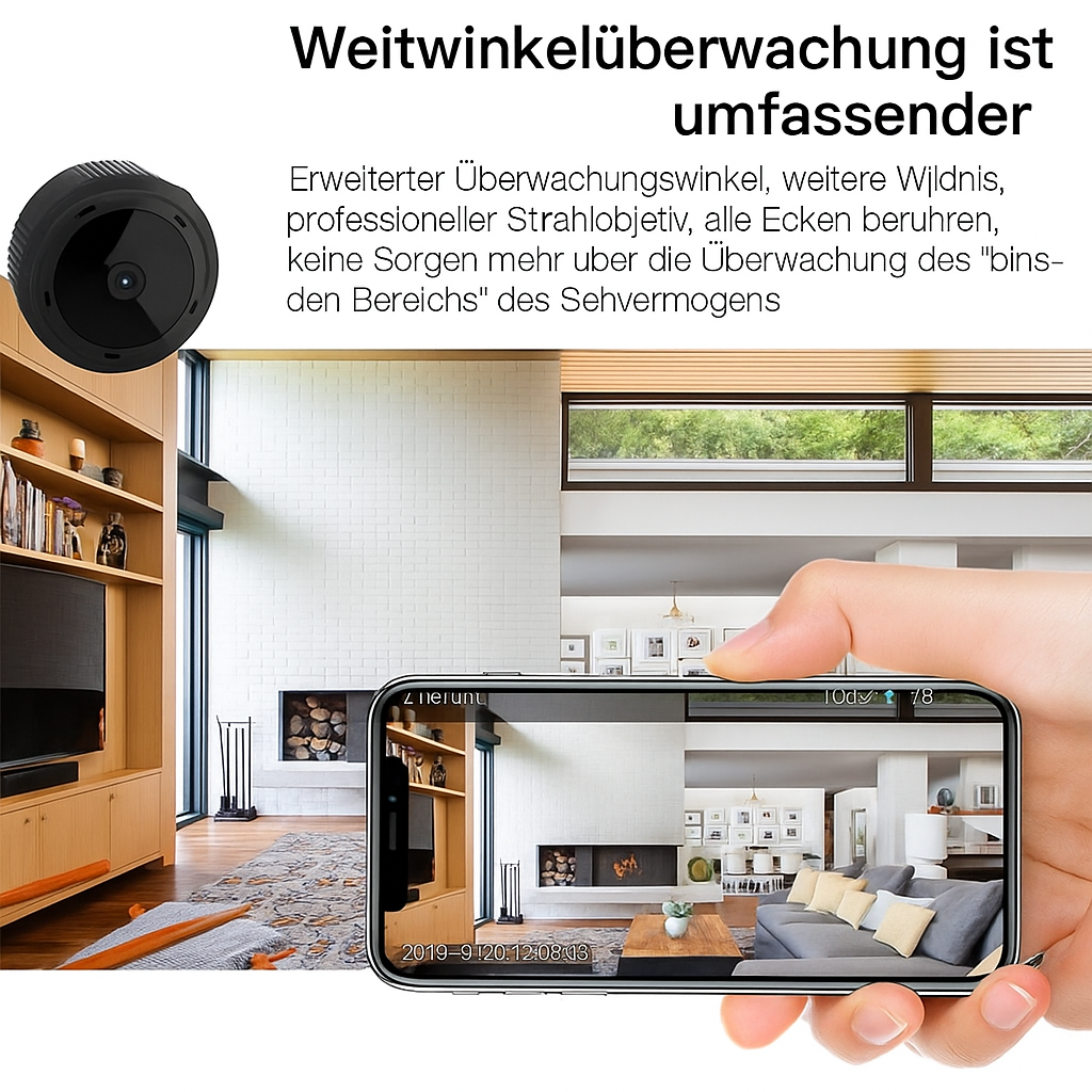 WiFi Mini Security Camera with Night Vision