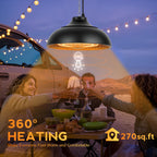 Vexon Outdoor Electric Patio Heater 1500W