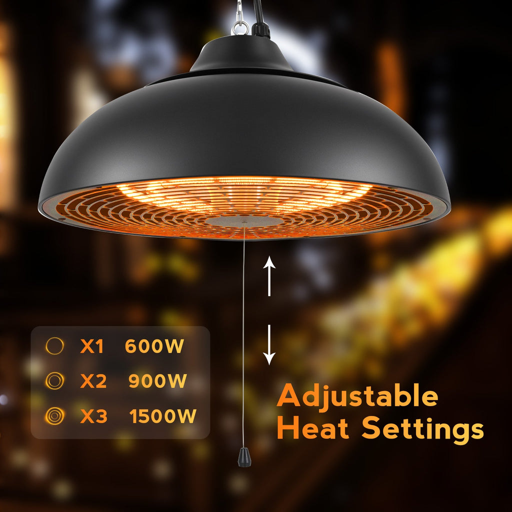Vexon Outdoor Electric Patio Heater 1500W