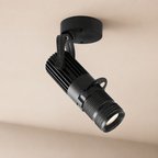 Adjustable LED Ceiling Spotlight Aluminum Brushed Nickel VexonGear