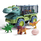 Ciężarówka z Dinozaurami dla Dzieci Zestaw z Realistycznymi Figurkami Dinozaurów VexonGear
