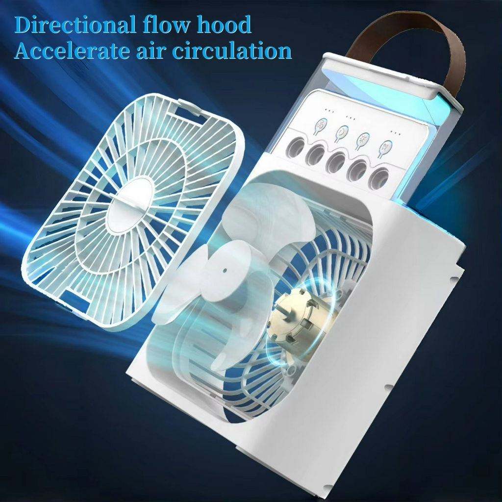 Portable Air Cooler | 3-in-1 USB Fan With Humidifier