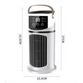 Portable Air Cooler Humidifier | Digital Controls With 9-Speed Fan