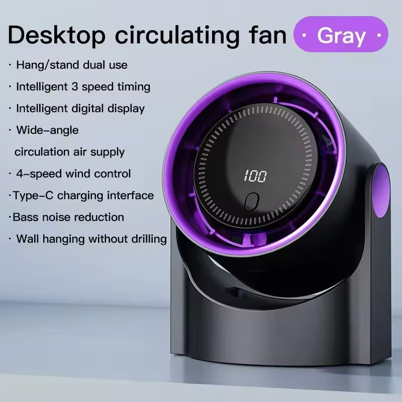 Smart Digital Air Cooler | Portable Quiet Cooling Fan With LED Display