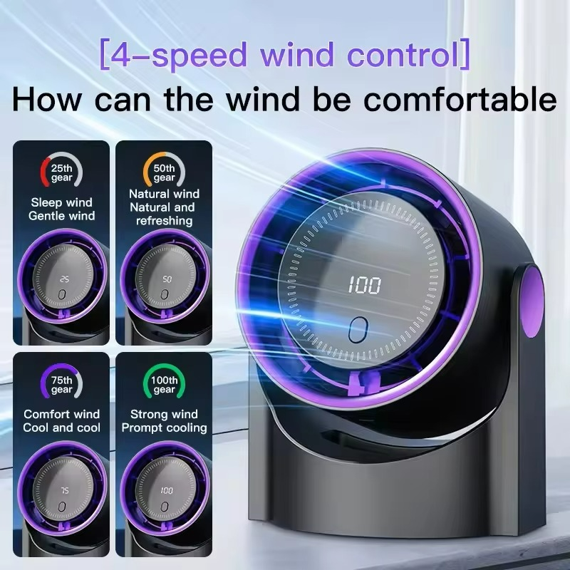 Smart Digital Air Cooler | Portable Quiet Cooling Fan With LED Display