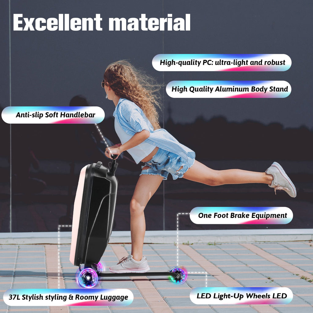 Vexon Foldable Hardshell Scooter Suitcase