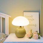 Vexon French Cream Mushroom Table Lamp with Adjustable LED Colors
